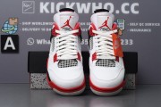 Air Jordan 4 Retro OG 'Fire Red' 2020 Godkiller DC7770 160_Z