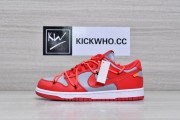 Offwhite x Dunk Low 'University Red' Godkiller CT0856 600