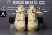 OFF-WHITE x Wmns Air Jordan 4 'Sail' Godkiller CV9388 100_9k=