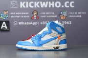 OFF-WHITE x Air Jordan 1 Retro High OG 'UNC' GODKILLER AQ0818 148_0f8516bff269158e80a7c365f1486340_2Q==